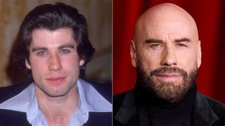 John Travolta bald and with a goatee